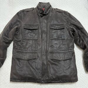 Vintage Bear USA Faux Leather Jacket Men’s Size Medium
